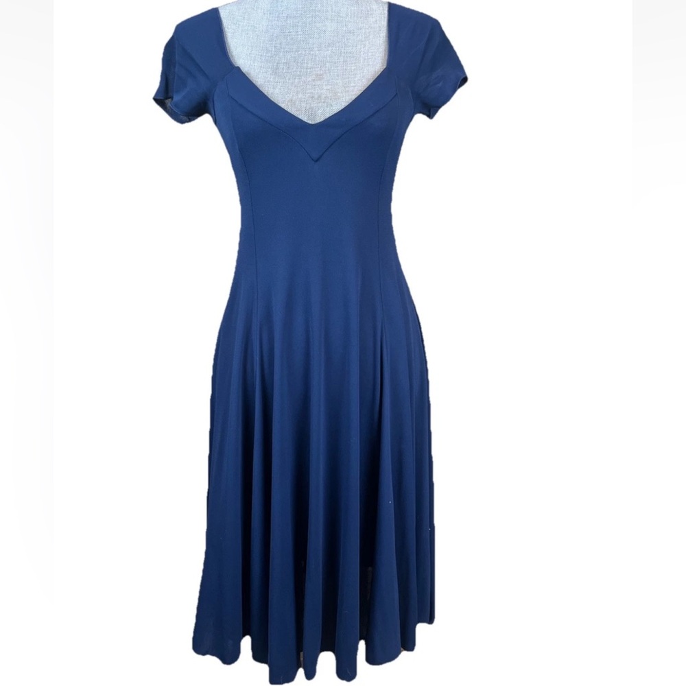 Emporio Armani Blue Cocktail Dress.